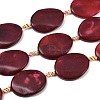 Natural Fire Crackle Agate Beads Strands G-P605-L03-01C-2