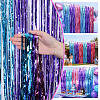 3Pcs PET Iridescent Metallic Party Tassel Streamers DIY-WR0005-71A-3