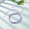 Nylon Thread Braided Cord Bracelet BJEW-JB07412-03-3