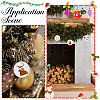 12Pcs Porcelain Heat Transfer Sublimation Blank Pendant Decorations AJEW-SP0002-19C-4