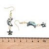 Natural Paua Shell Dangle Earrings for Women EJEW-JE07077-6