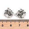 Tibetan Style Alloy Flower Charms PALLOY-A024-20AS-1-3