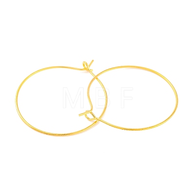 Brass Wine Glass Charm Rings Hoop Earrings X-EC067-3G-1