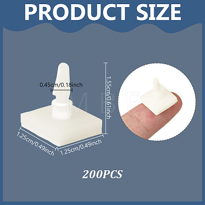 Plastic Self-Adhesive Spacers FIND-WH0149-46A-1