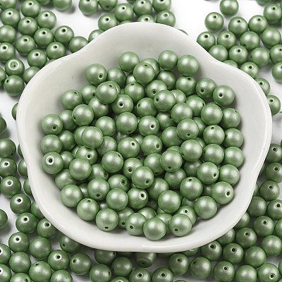 Baking Paint Glass Seed Beads SEED-A034-02I-1