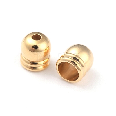 Brass Core End Caps KK-O139-15B-G-1