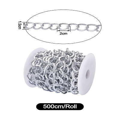 Aluminium Twisted Chains Curb Chains CHA-TA0001-05S-1