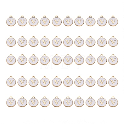 Golden Plated Alloy Charms ENAM-SZ0001-25A-V-1