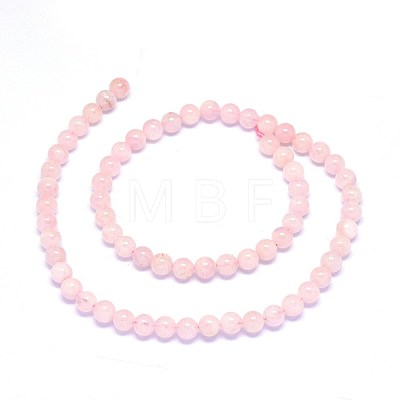 Natural Morganite Beads Strands G-F602-12-6mm-1