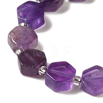 Natural Amethyst Beads Strands G-P534-A13-02-1