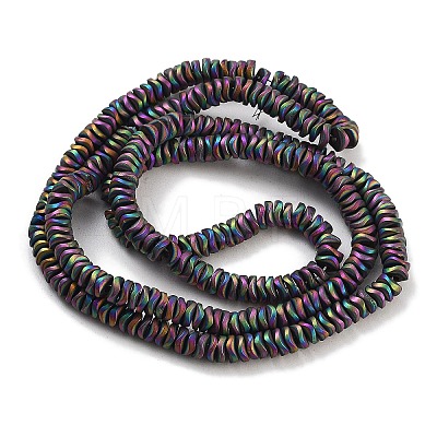 Electroplated Synthetic Non-magnetic Hematite Beads Strands G-H020-M01-19-1