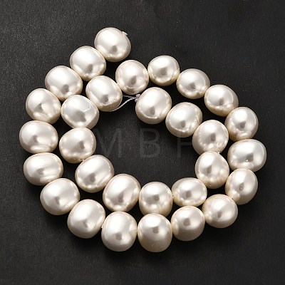 Shell Pearl Beads Strands BSHE-F013-01A-1