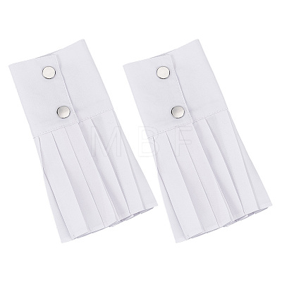 Polyester Pleated Shirt Sleeves AJEW-FG0002-29-1