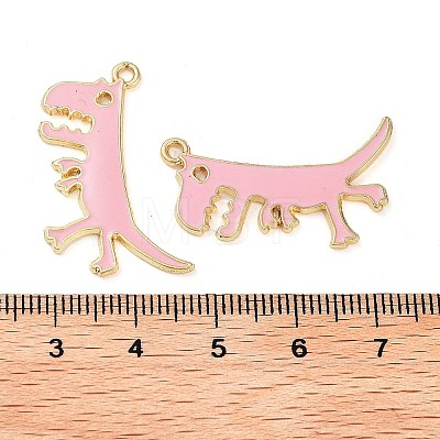 Rack Plating Alloy Enamel Pendants FIND-Q099-01G-05-1