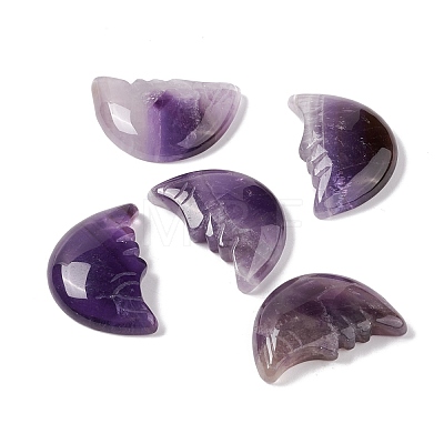 Natural Amethyst Cabochons G-E579-02H-1