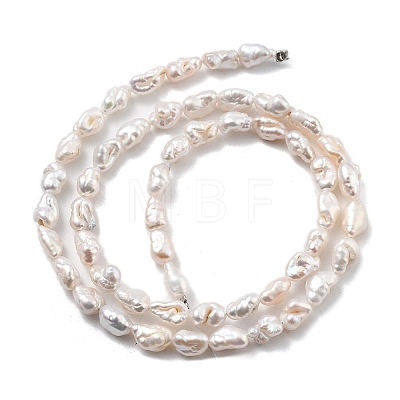 Natural Baroque Keshi Pearl Beads Strands PEAR-P064-06A-01A-1