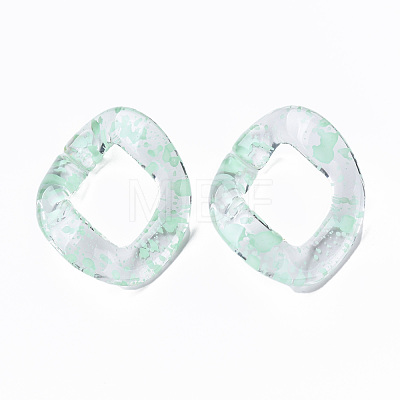 Transparent Acrylic Linking Rings OACR-N009-015A-B04-1