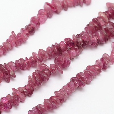 Chips Natural Tourmaline Beads Strands LS-G-N0164-04B-1