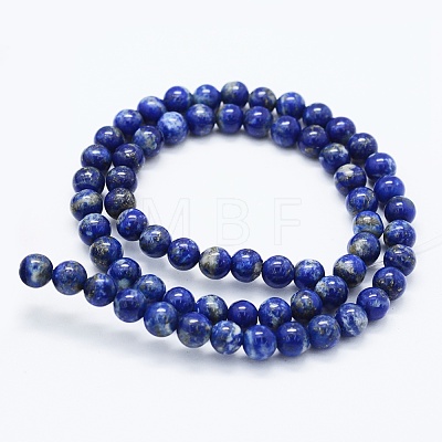 Natural Lapis Lazuli Beads Strands G-F561-6mm-G-1