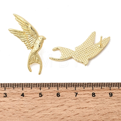 Women's Brass Stud Earrings EJEW-D352-08G-1