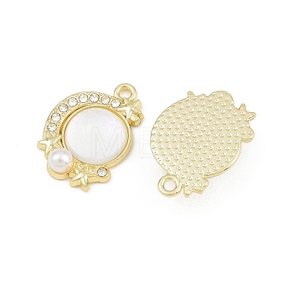 Alloy Crystal Rhinestone Pendants AL-CBA8C77-01G-G-1