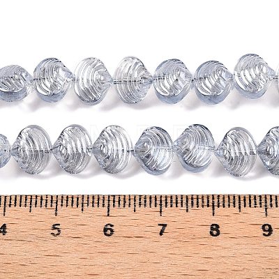 Electroplate Glass Beads Strands EGLA-T021-11E-1