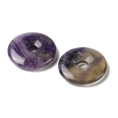 Natural Fluorite Pendants G-F639-04K-1