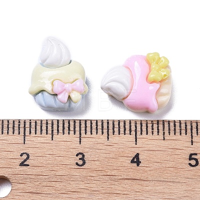 Opaque Cute Resin Decoden Cabochons RESI-B024-01H-1