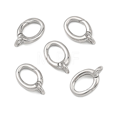 SHEGRACE Brass Spring Gate Rings XGRQ58943-764P-1