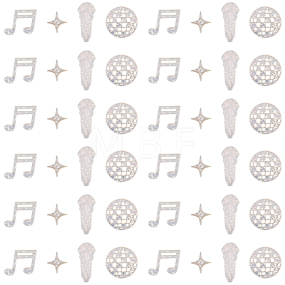 3Bags Paper Laser Disco Confetti DIY-CP0013-90B-1
