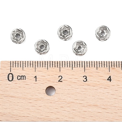 Disc 316 Surgical Stainless Steel Spacer Beads STAS-N032-06P-1