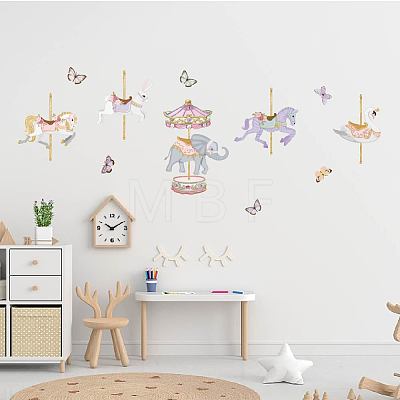 Translucent PVC Self Adhesive Wall Stickers STIC-WH0015-045-1