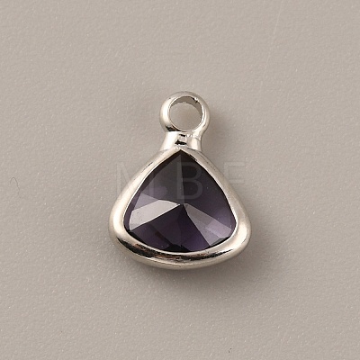 Faceted Glass Pendants GLAA-WH0030-13P-02-1