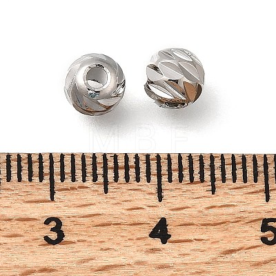 Brass Beads KK-B147-02E-P-1
