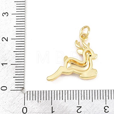 Brass Micro Pave Cubic Zirconia Pendants KK-F938-41G-02A-1