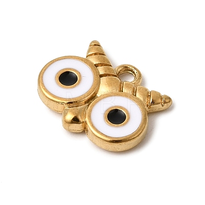 304 Stainless Steel Enamel Charms STAS-G386-11G-1