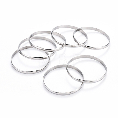 Fashion 201 Stainless Steel Bangle Sets BJEW-L664-024A-P-1-1
