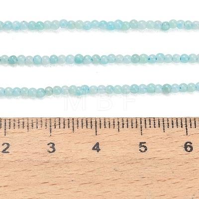 Natural Amazonite Beads Strands G-A322-A04-2mm-1