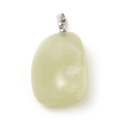 Natural New Jade Pendants X-G-K302-B08-1