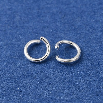 Brass Open Jump Rings KK-G604-08S-16-1