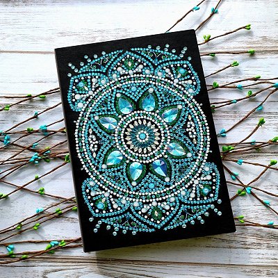 DIY Diamond Painting Notebook Kits DIAM-PW0003-032-1