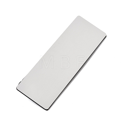 Plastic Blank Name Badge ID Tag with Iron Pins KY-D024-01D-1