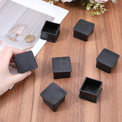 Square Shaped Plastic Furniture Leg Covers KY-WH0048-34D-1