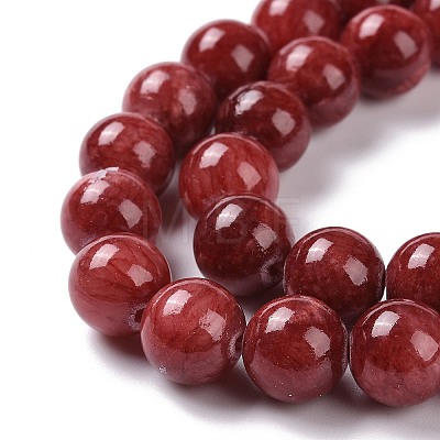 Natural Persian Jade Beads Strands G-D434-4mm-08-1