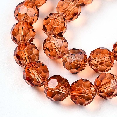 Baking Paint Transparent Glass Beads X1-DGLA-A035-T10mm-A04-1