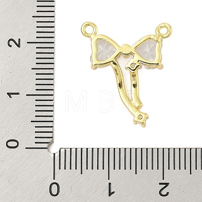 Rack Plating Brass Cubic Zirconia Pendants KK-Z074-71G-01-1