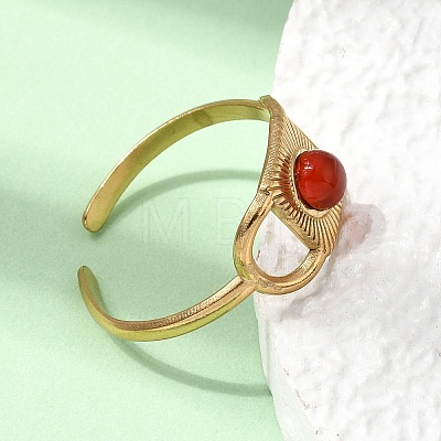 304 Stainless Steel Cuff Open Rings RJEW-F213-01G-08-1