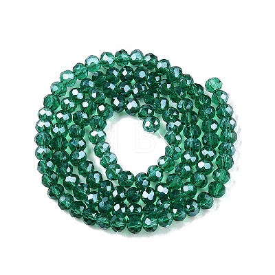 Electroplate Glass Beads Strands EGLA-A044-T4mm-A18-1