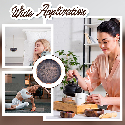 Round Alloy Incense Burner Holder AJEW-WH0609-636-1