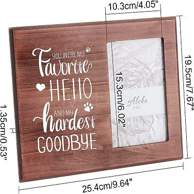 Olycraft MDF Photo Frames DJEW-OC0001-05B-1